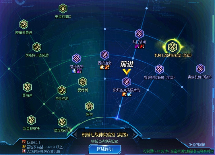 dnf机械七战神实验室怎么进-机械装甲下装怎么获得